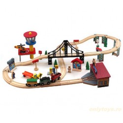 Trenulet Transportation Train Set 70 piese